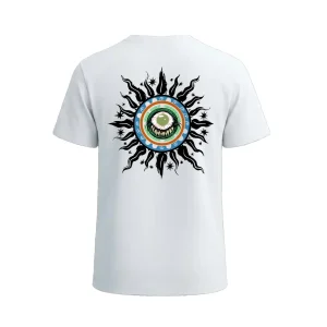 Camiseta Abismo Solar blanco detras-Aromul