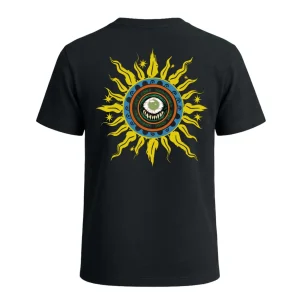 Camiseta Abismo Solar negro detras-Aromul