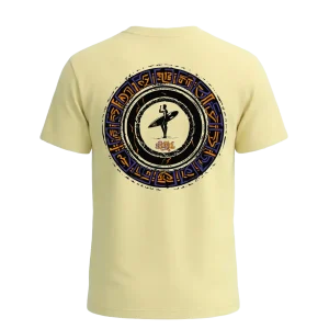 Camiseta Amuleto Amarillo claro detras- Aromul
