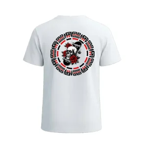 Camiseta Bloom & Bone Blanco detras - Aromul