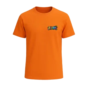 camiseta ruta del sol Naranja delante