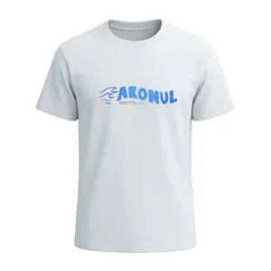 Camiseta Travesia Marina blanca delantera, aromul