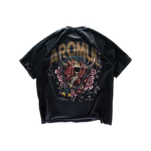 Camiseta Alma de Oni, detras negro-Aromul