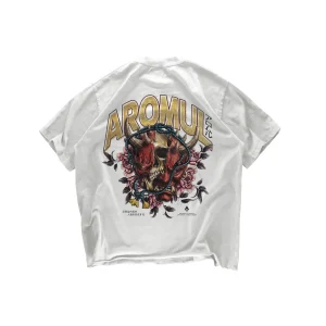 Camiseta Alma de Oni, detras blanco-Aromul
